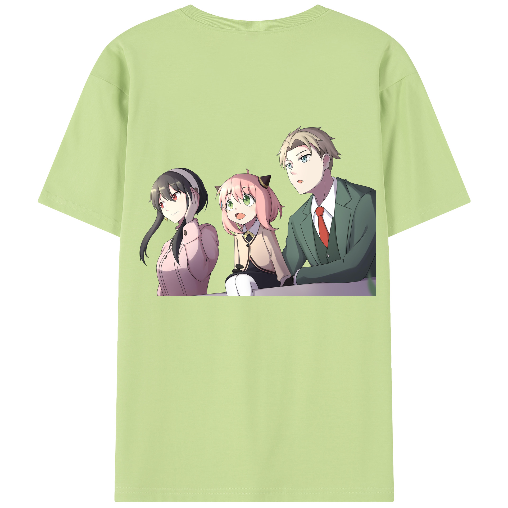 （画像用） SPY×FAMILY间谍家家酒 綿100％半袖Tシャツ（背面プリント）